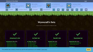 
                            8. Wynncraft's Sets - WynnData
