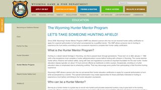 
                            12. Wyoming Game and Fish Department - Hunter Education | Welcome to ...