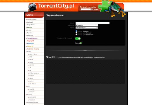 
                            4. Wyszukiwarka - TorrentCity.pl - torrenty, torrent, najnowsze torrenty ...