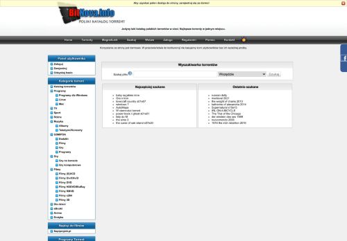 
                            2. Wyszukiwarka torrentów - BitNova.info