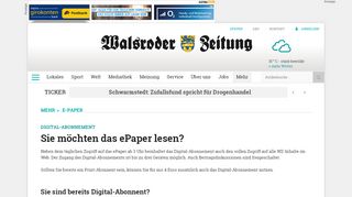 
                            9. WZ-ePaper - Walsroder Zeitung