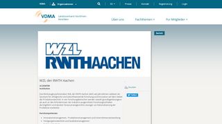 
                            12. WZL der RWTH Aachen - VDMA