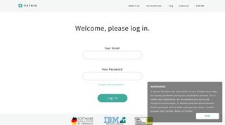 
                            3. X-patrio | User Log-in