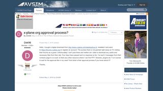
                            7. x-plane.org approval process? - The X-Plane General Discussions ...