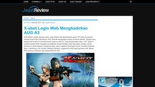 
                            11. X-shot Login Web Menghadirkan AUG A3 | Jagat Review