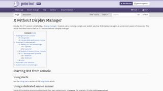 
                            9. X without Display Manager - Gentoo Wiki