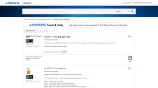 
                            3. X2000 - Set up page login - Linksys Community