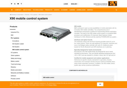 
                            6. X90 mobile control system | B&R Industrial Automation