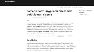 
                            10. Xamarin Forms kimlik doğrulaması eklemeAdd authentication to your ...