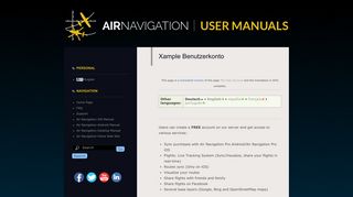 
                            7. Xample Benutzerkonto - Air Navigation User Manuals