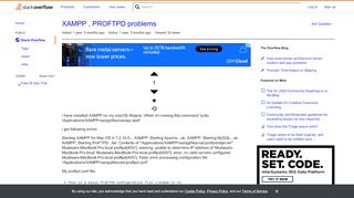 
                            11. XAMPP , PROFTPD problems - Stack Overflow