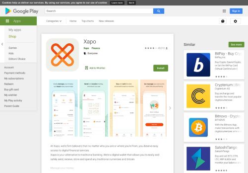 
                            2. Xapo · Bitcoin Wallet & Vault - Aplikasi di Google Play