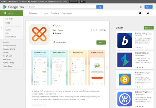 
                            4. Xapo · Bitcoin Wallet & Vault – Apps no Google Play