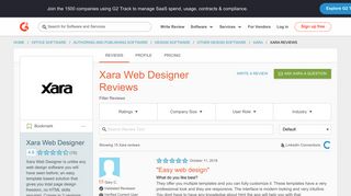 
                            9. Xara Web Designer Reviews 2018 | G2 Crowd