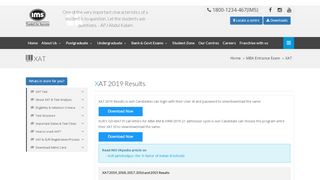 
                            9. XAT 2019 results is out! Candidates can login with their User Id and ...
