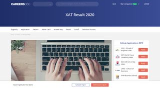 
                            6. XAT Result 2019 (Announced) - Download Score Card Here - Bschool