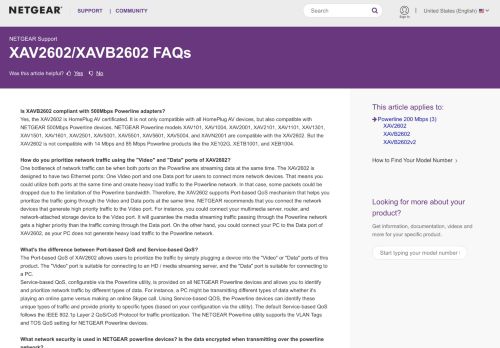 
                            6. XAV2602/XAVB2602 FAQs | Answer | NETGEAR Support - Netgear KB