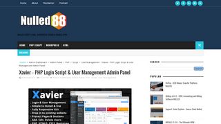 
                            7. Xavier - PHP Login Script & User Management Admin Panel ...