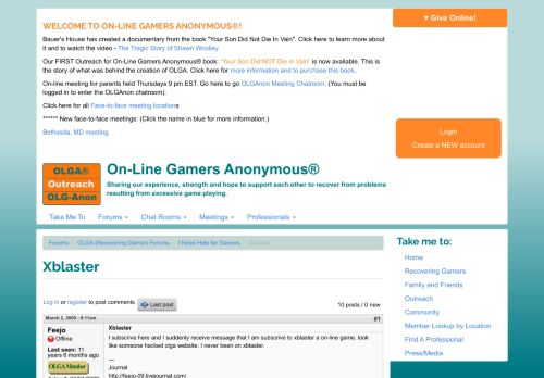
                            6. Xblaster - On-Line Gamers Anonymous