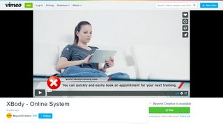 
                            6. XBody - Online System on Vimeo