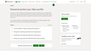 
                            7. Xbox 360 Password Help | Xbox 360 Password Not Working