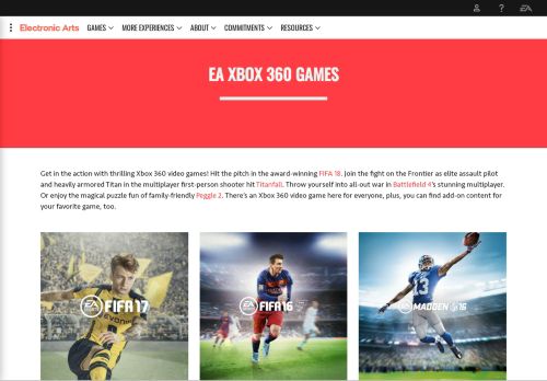 
                            6. Xbox 360 Video Games - Official EA Site - Electronic Arts