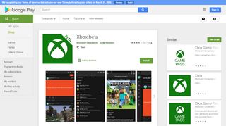 
                            4. Xbox beta - Apps on Google Play