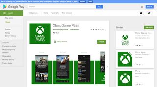 
                            11. Xbox Game Pass - Ứng dụng trên Google Play