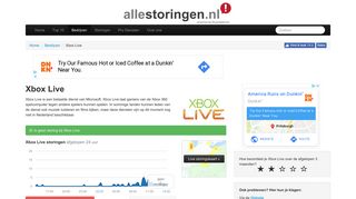 
                            11. Xbox Live down? Actuele storingen, status en problemen | Allestoringen
