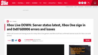 
                            12. Xbox Live DOWN: Server status latest, Xbox One sign in and ...