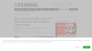 
                            12. Xbox Live down: Xbox One and Xbox 360 can't sign in during latest ...