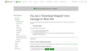 
                            6. Xbox Live Download Issues | Xbox 360 - Xbox Support