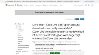 
                            9. Xbox Live-Fehlermeldung | Xbox Live-Fehler bei der Anmeldung oder ...