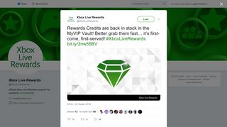 
                            5. Xbox Live Rewards on Twitter: 