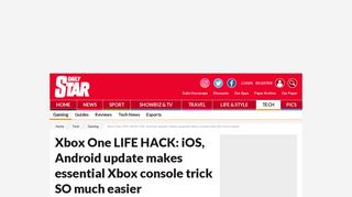 
                            12. Xbox One LIFE HACK: iOS, Android update makes essential Xbox ...
