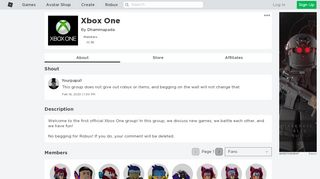
                            2. Xbox One - Roblox
