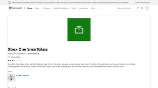 
                            4. Xbox One SmartGlass beziehen – Microsoft Store de-DE