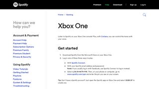 
                            8. Xbox One - Spotify