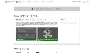 
                            4. Xbox One サインインに関するヘルプ - Xbox Support