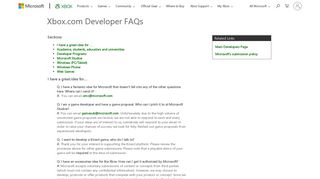 
                            4. Xbox.com Developer FAQs