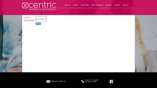 
                            10. xcentric | XCENTRIC XPRESS LOG-IN - xcentric exhibits & promotions