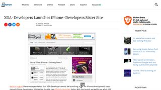 
                            8. XDA-Developers Launches iPhone-Developers Sister Site - Pocketnow