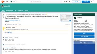 
                            8. [XDA] SamFirm - Tool used to download latest Samsung device ...