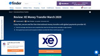 
                            8. XE money transfer review - February 2019 | Fees, rates & safety ...