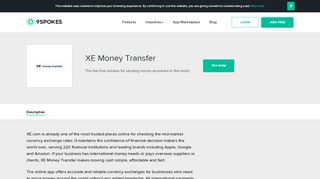 
                            12. XE Money Transfers - 9 Spokes