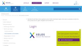 
                            9. XELOS bestellen und verwalten - MY XELOS Kundenportal