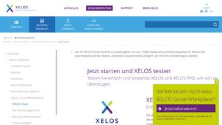 
                            3. XELOS Cloud - MY XELOS Kundenportal