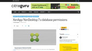 
                            9. XenApp/XenDesktop 7.x database permissions - Nicolas Ignoto, CTP