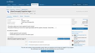 
                            4. [XenConcept] Captcha login | XenForo community