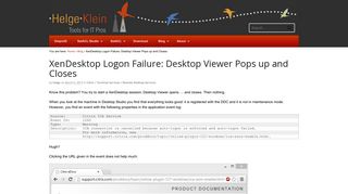 
                            5. XenDesktop Logon Failure: Desktop Viewer Pops up and Closes ...